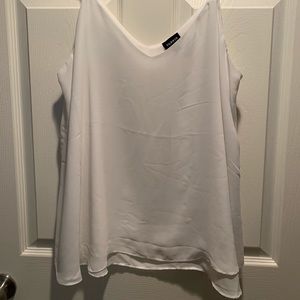 SOPHIE - WHITE CHIFFON SWING CAMI